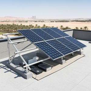 هيكل تثبيت ألواح شمسية – حامل ألمنيوم قوي للأسطح والأرض